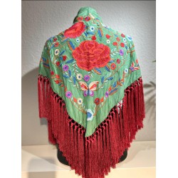 Berlín Verde Seco con Rojo
